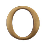 M Marcus Heritage Brass Letter O - Pin Fix 51mm